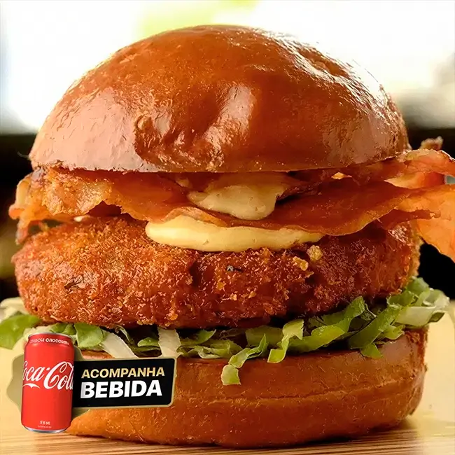 Frango Crocante + Refrigerante + Batata Frita