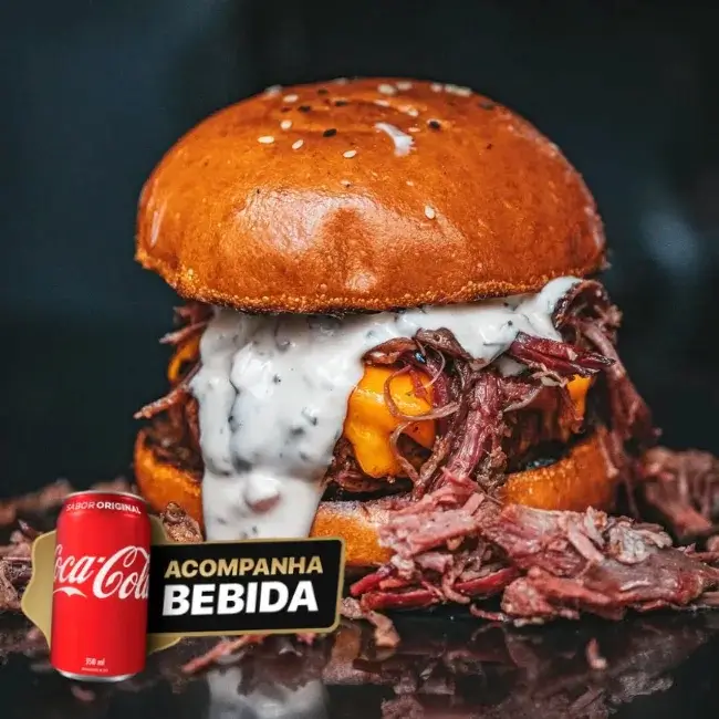 Combo Costela Desfiada + Refrigerante + Batata Frita